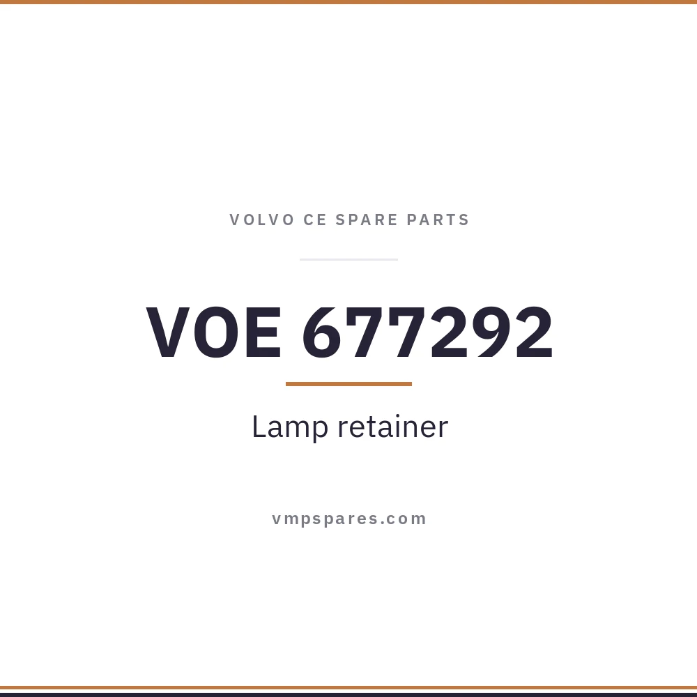 VOE 677292 – Lamp retainer