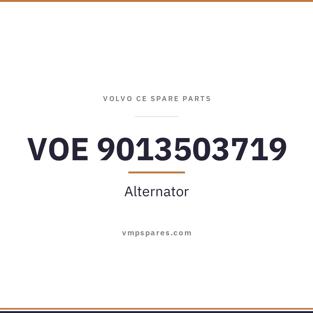 VOE 9013503719 – Alternator