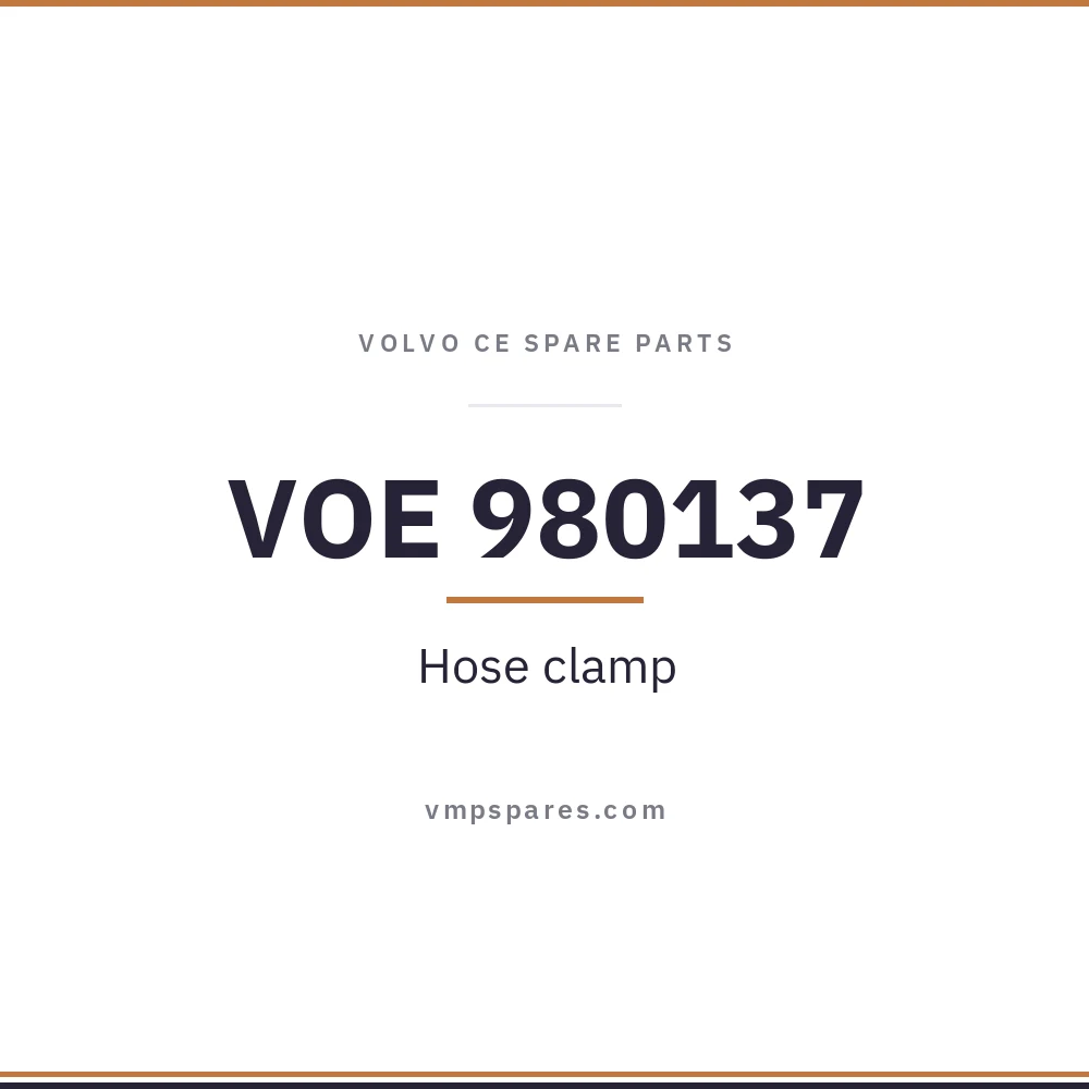 VOE 980137 – Hose clamp
