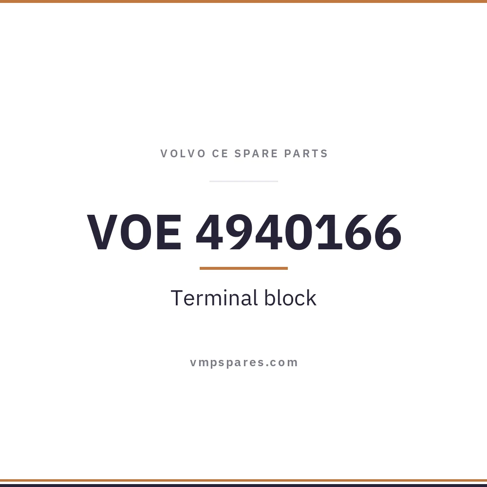 VOE 4940166 – Terminal block