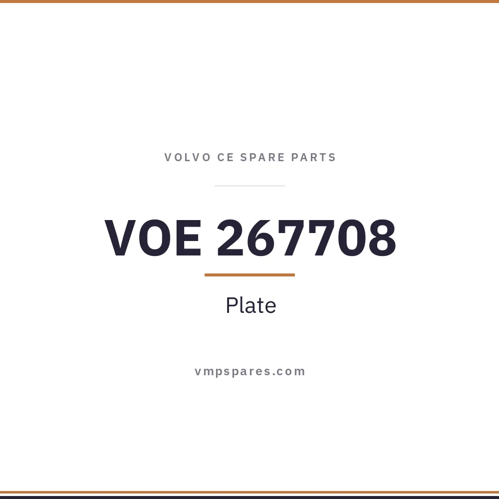 VOE 267708 – Plate