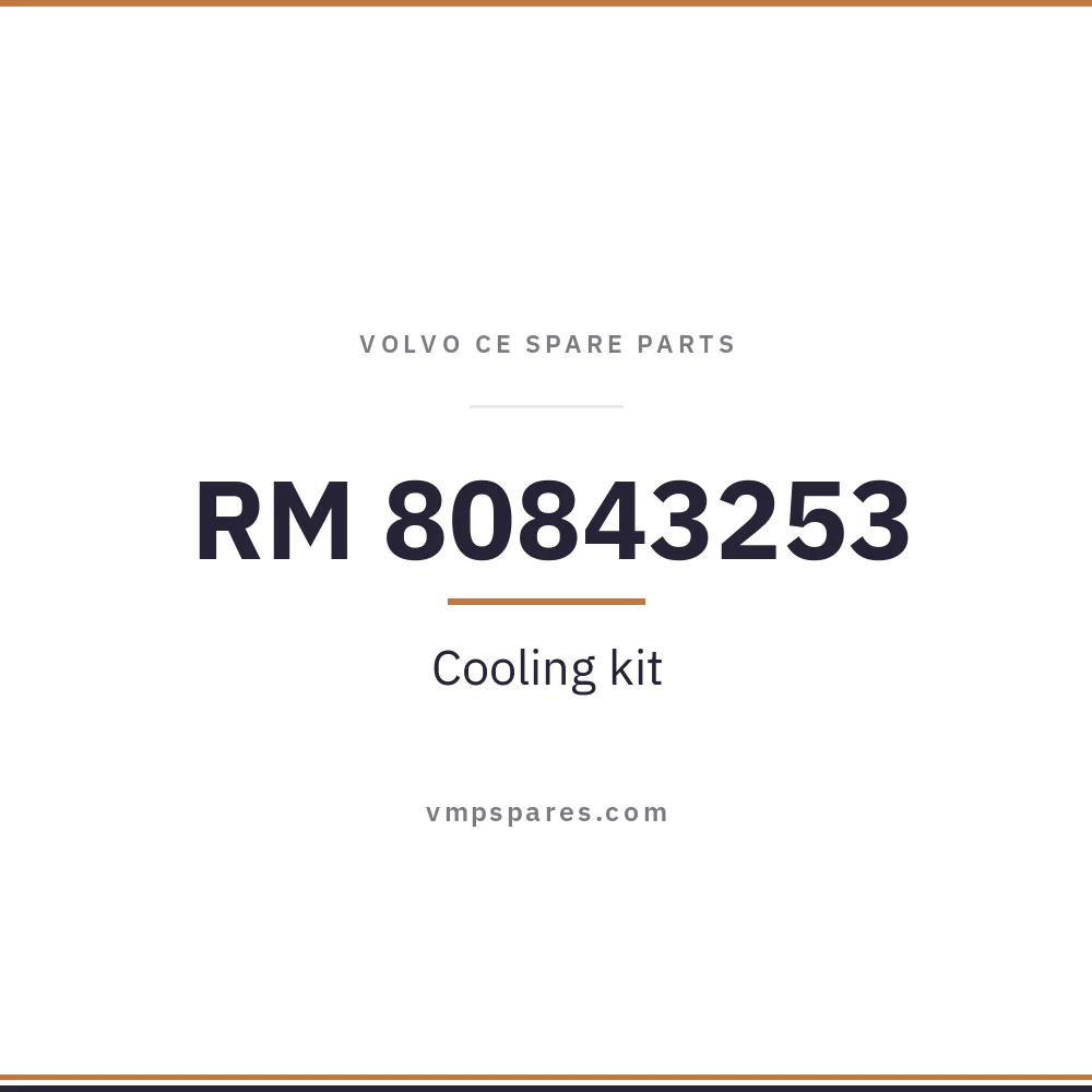 RM 80843253 – Cooling kit