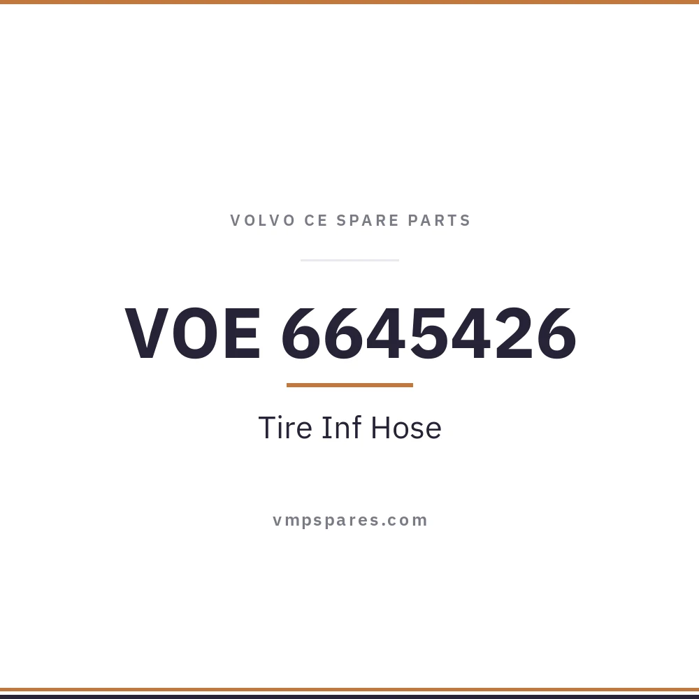 VOE 6645426 – Tire Inf Hose