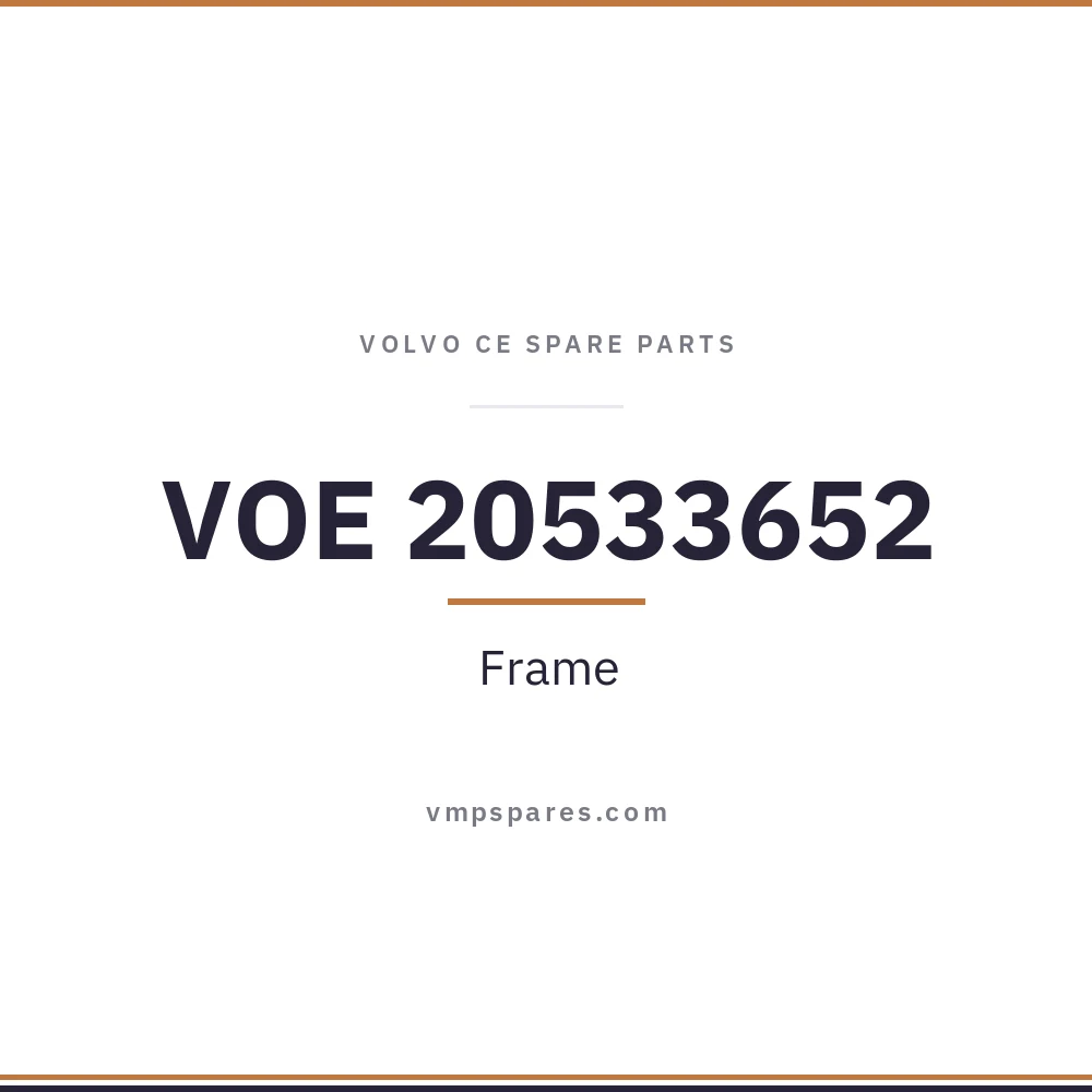 VOE 20533652 – Frame