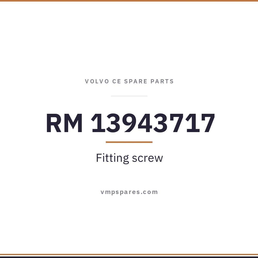 RM 13943717 – Fitting screw