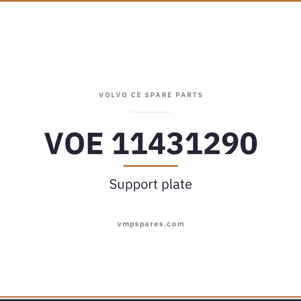 VOE 11431290 – Support plate