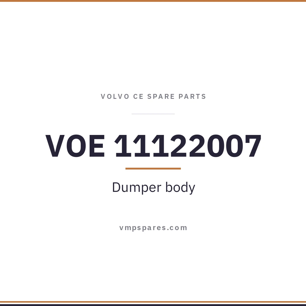 VOE 11122007 – Dumper body