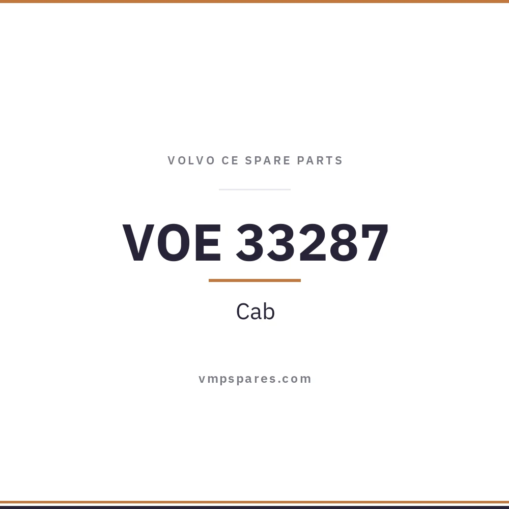 VOE 33287 – Cab