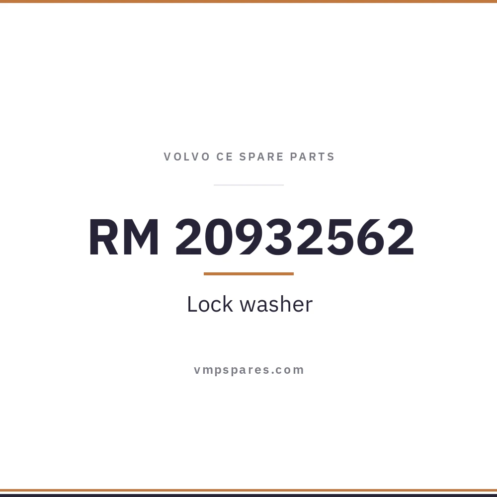 RM 20932562 – Lock washer