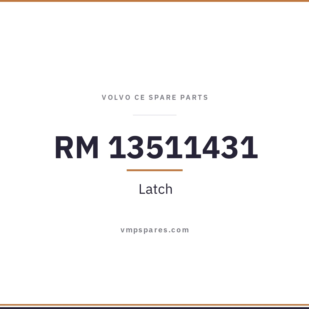 RM 13511431 – Latch