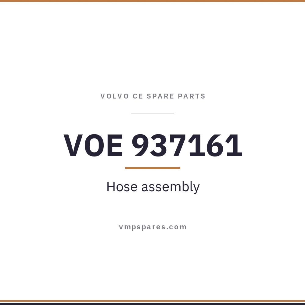 VOE 937161 – Hose assembly