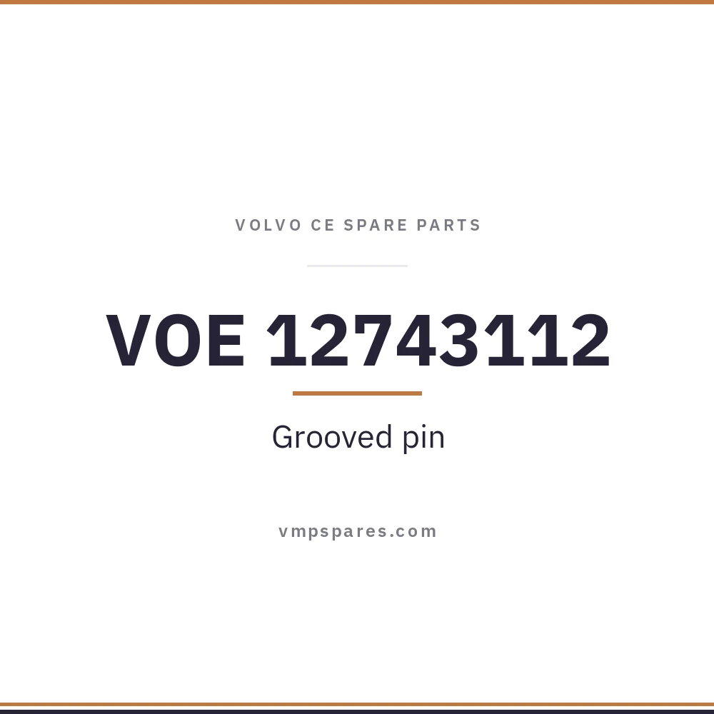 VOE 12743112 – Grooved pin