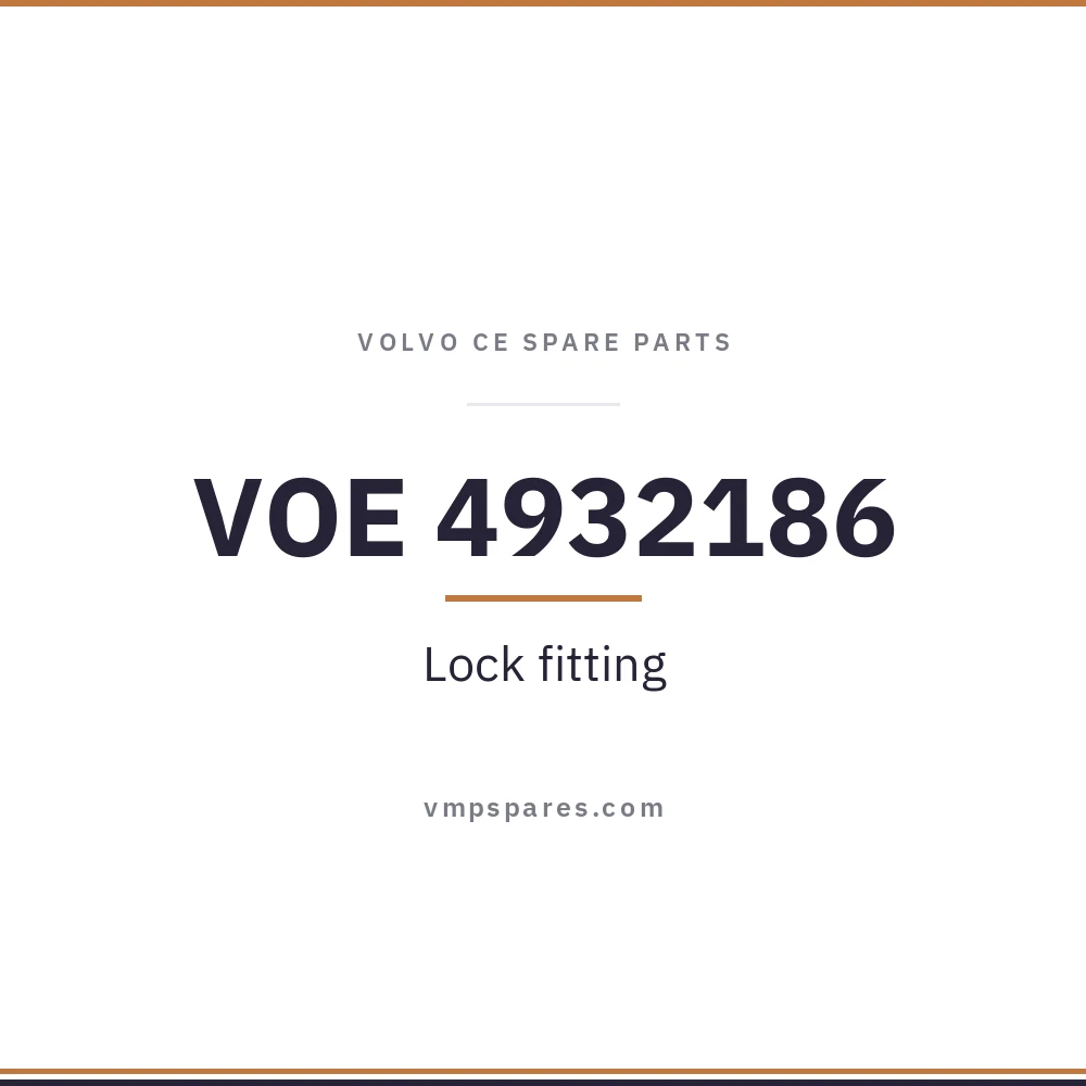 VOE 4932186 – Lock fitting