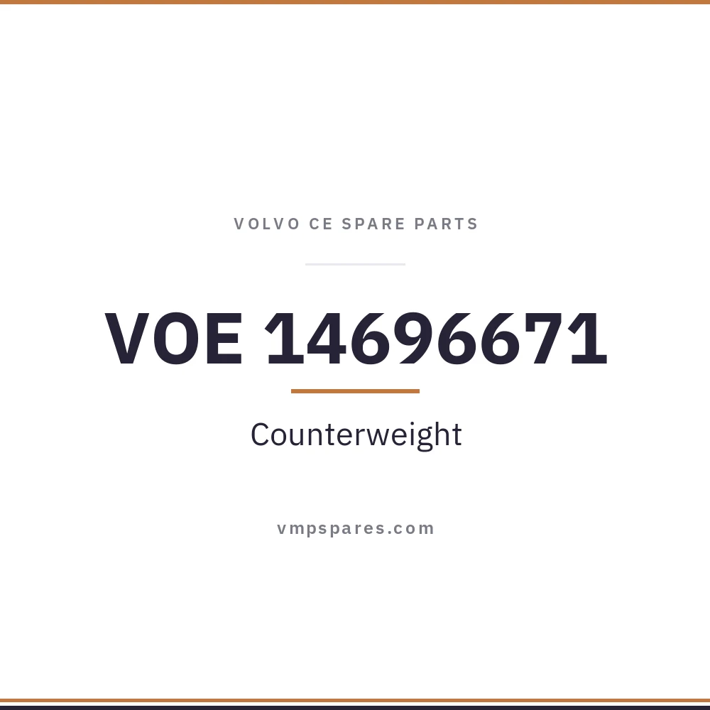 VOE 14696671 – Counterweight