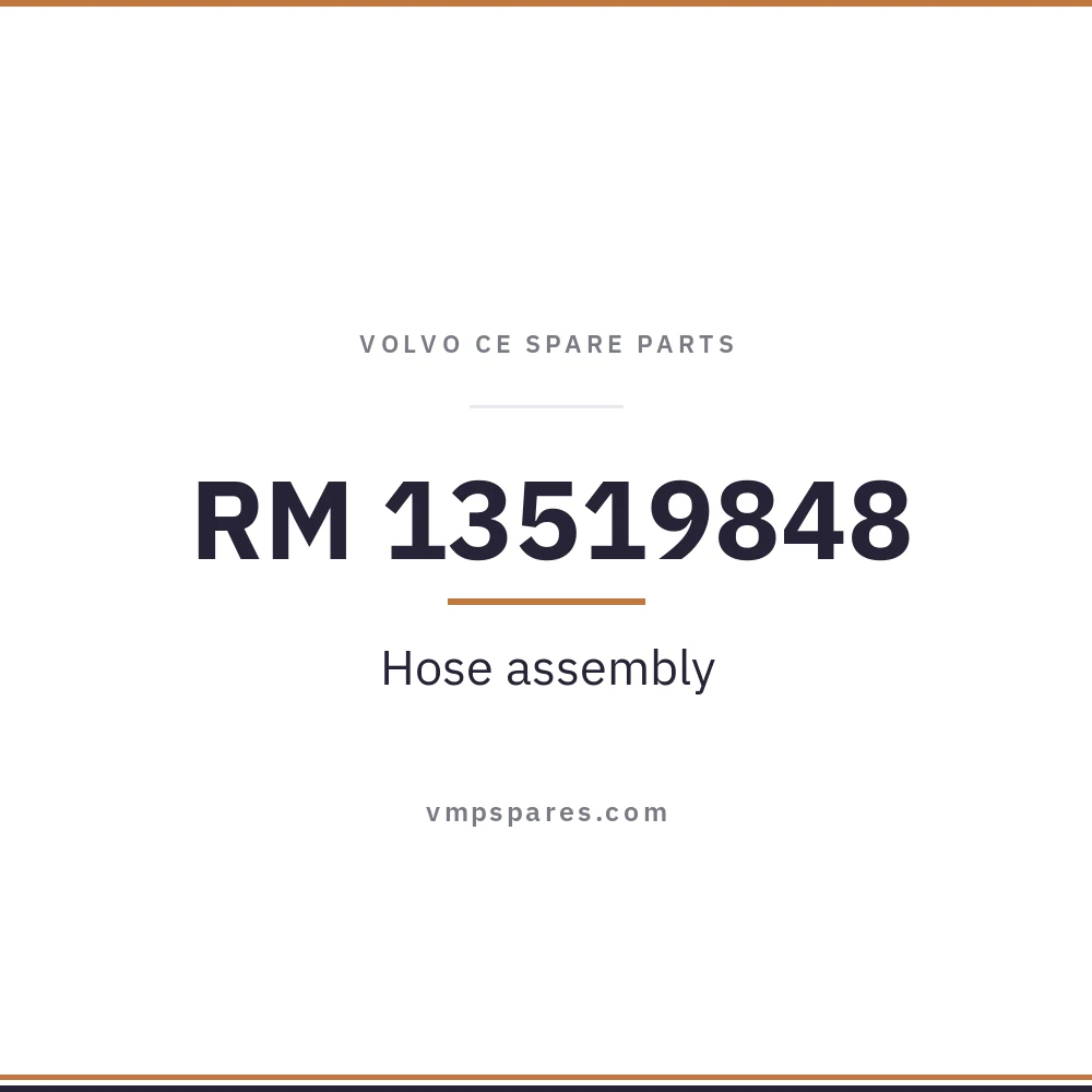 RM 13519848 – Hose assembly