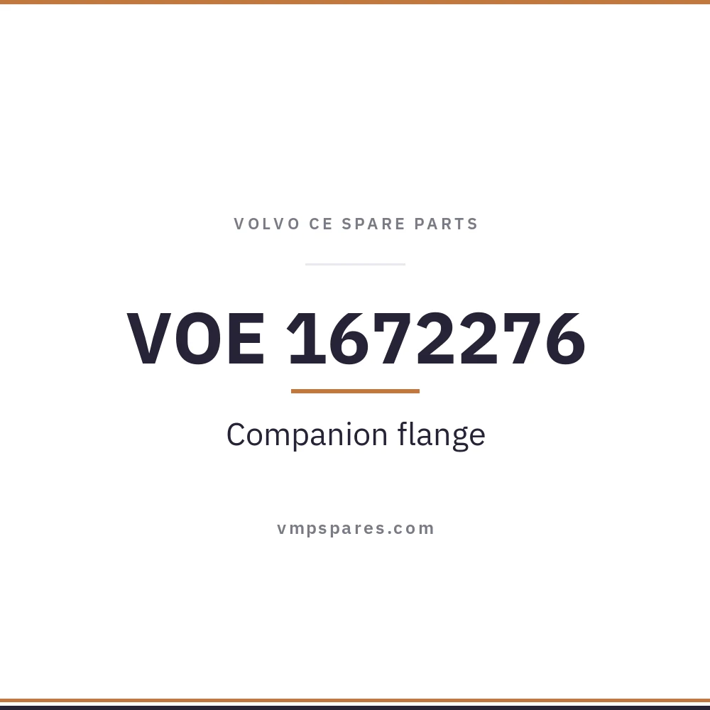 VOE 1672276 – Companion flange