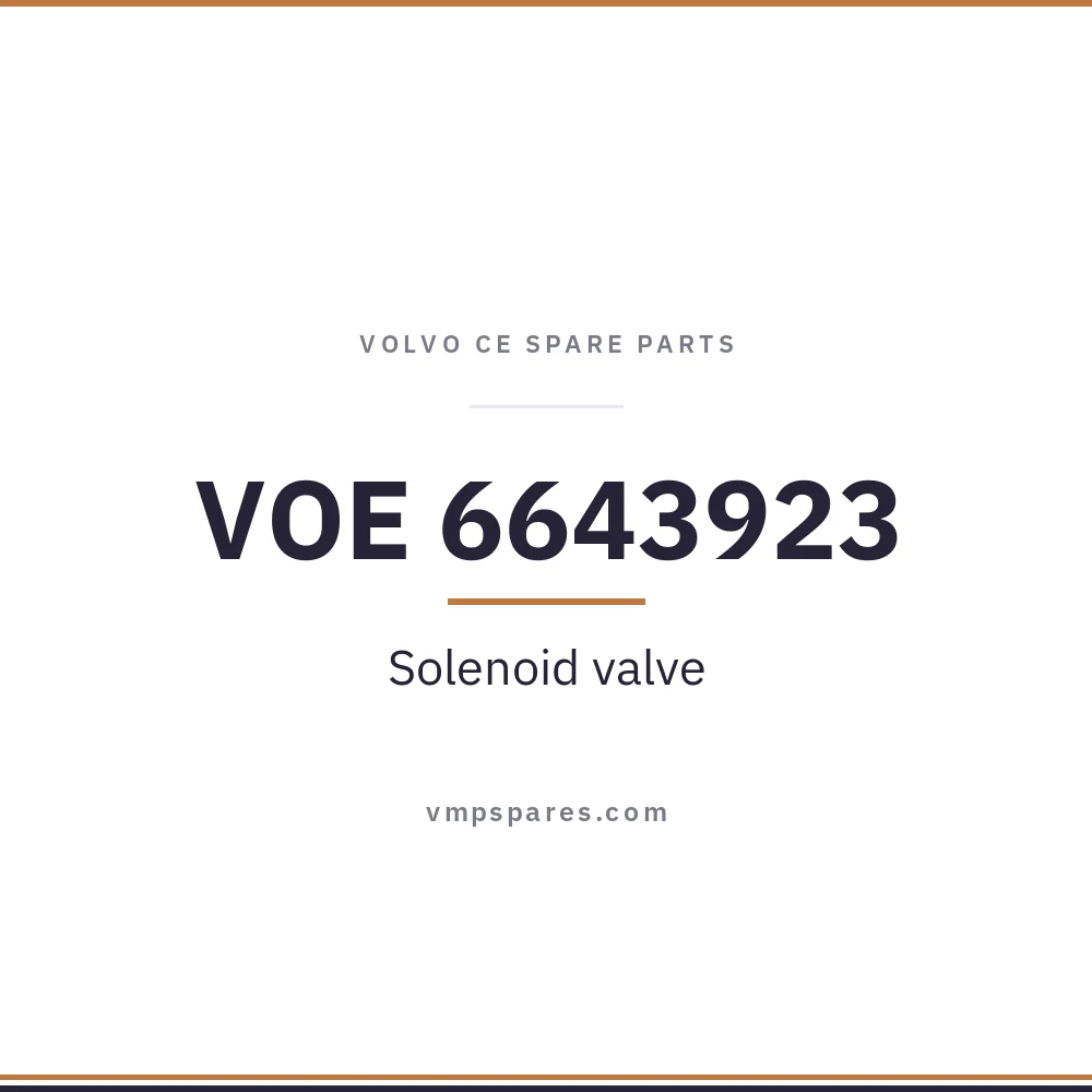 VOE 6643923 – Solenoid valve