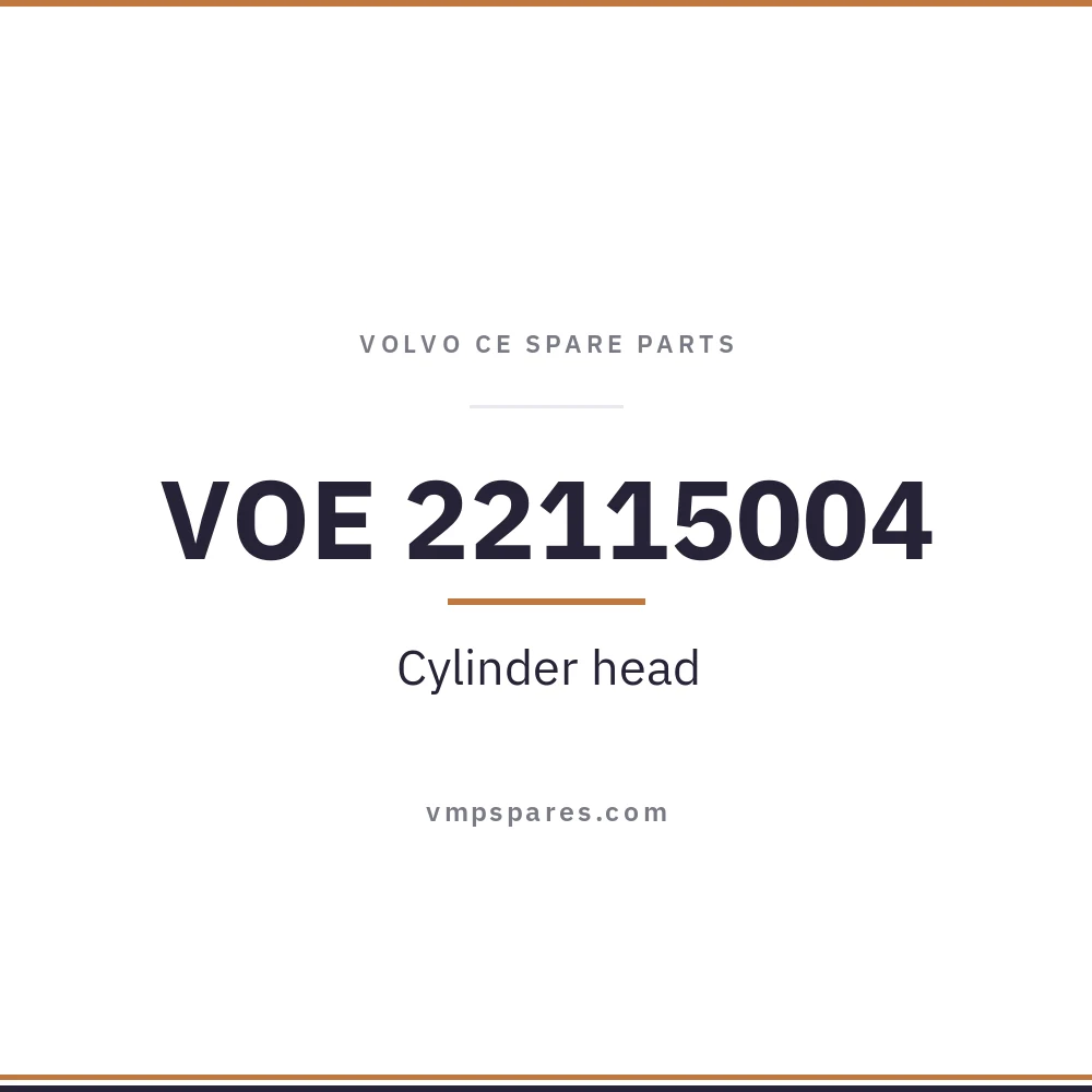 VOE 22115004 – Cylinder head