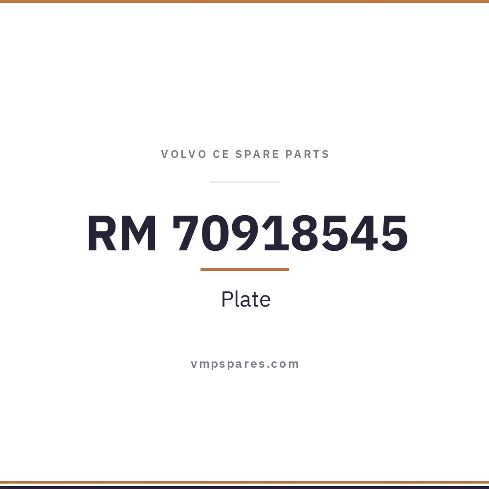 RM 70918545 – Plate