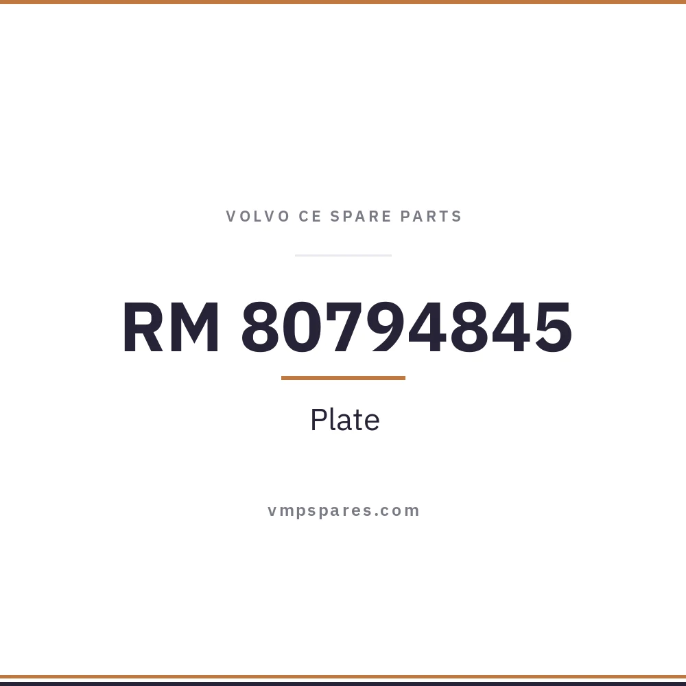 RM 80794845 – Plate