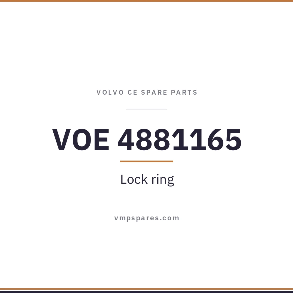 VOE 4881165 – Lock ring