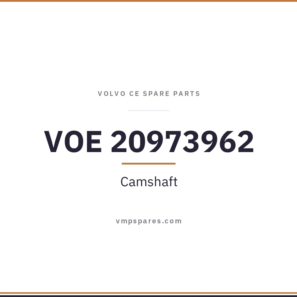 VOE 20973962 – Camshaft