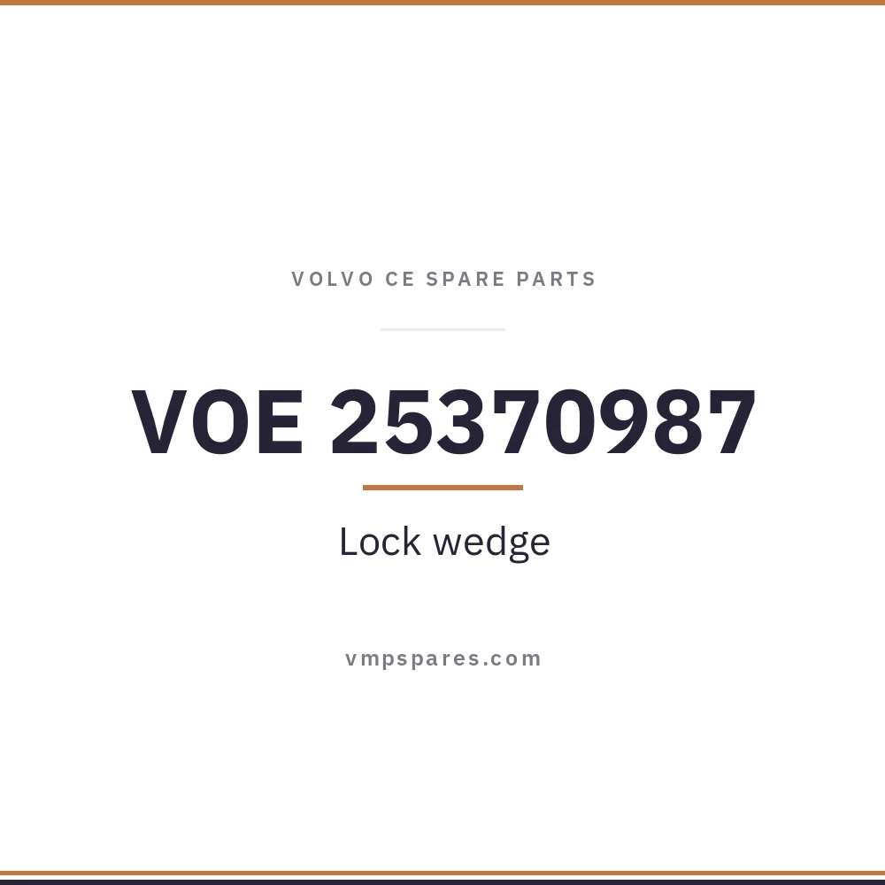 VOE 25370987 – Lock wedge