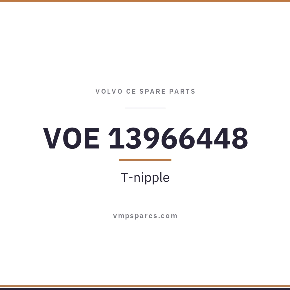 VOE 13966448 – T-nipple