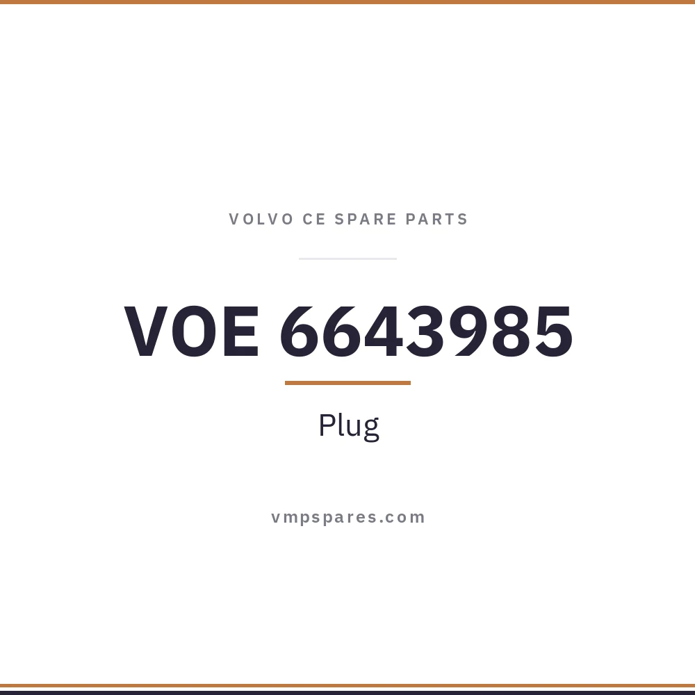 VOE 6643985 – Plug
