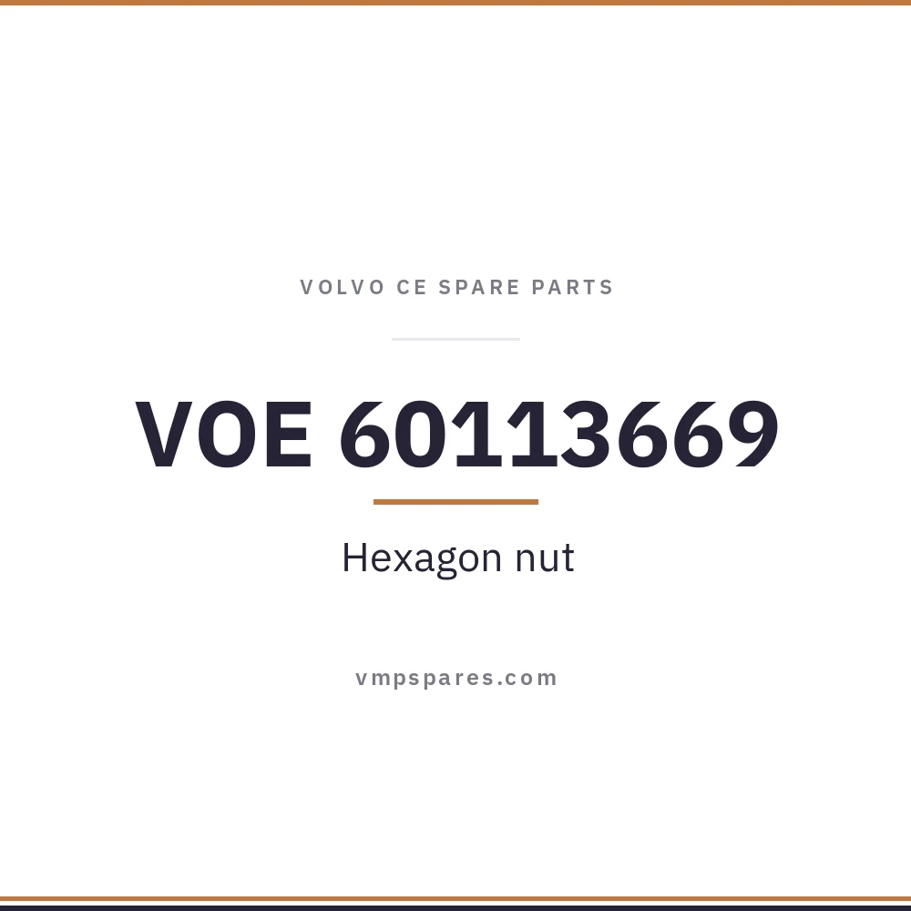 VOE 60113669 – Hexagon nut