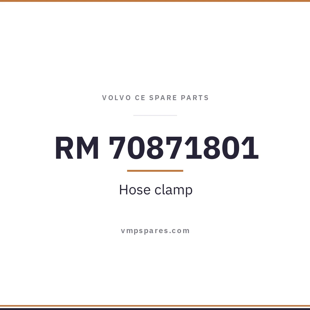 RM 70871801 – Hose clamp