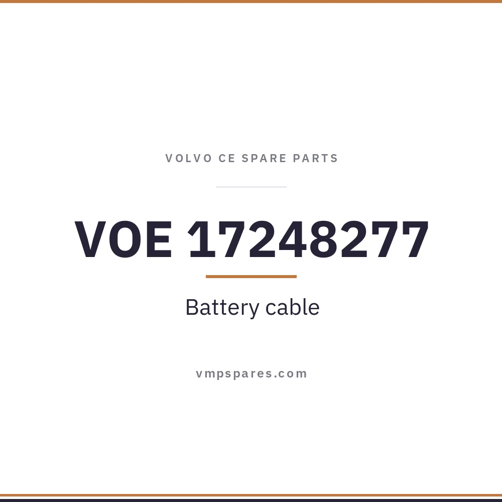 VOE 17248277 – Battery cable