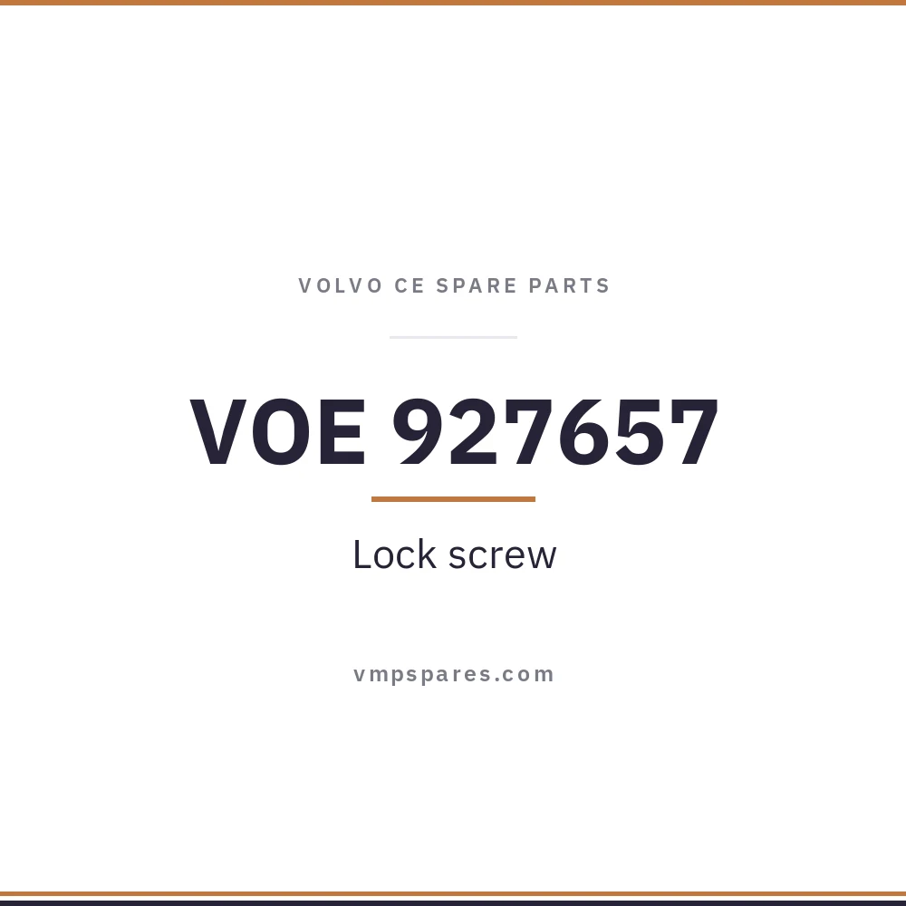 VOE 927657 – Lock screw