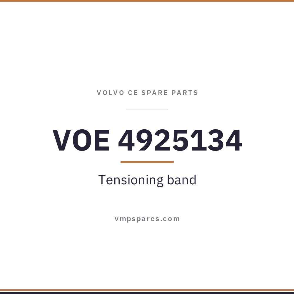 VOE 4925134 – Tensioning band