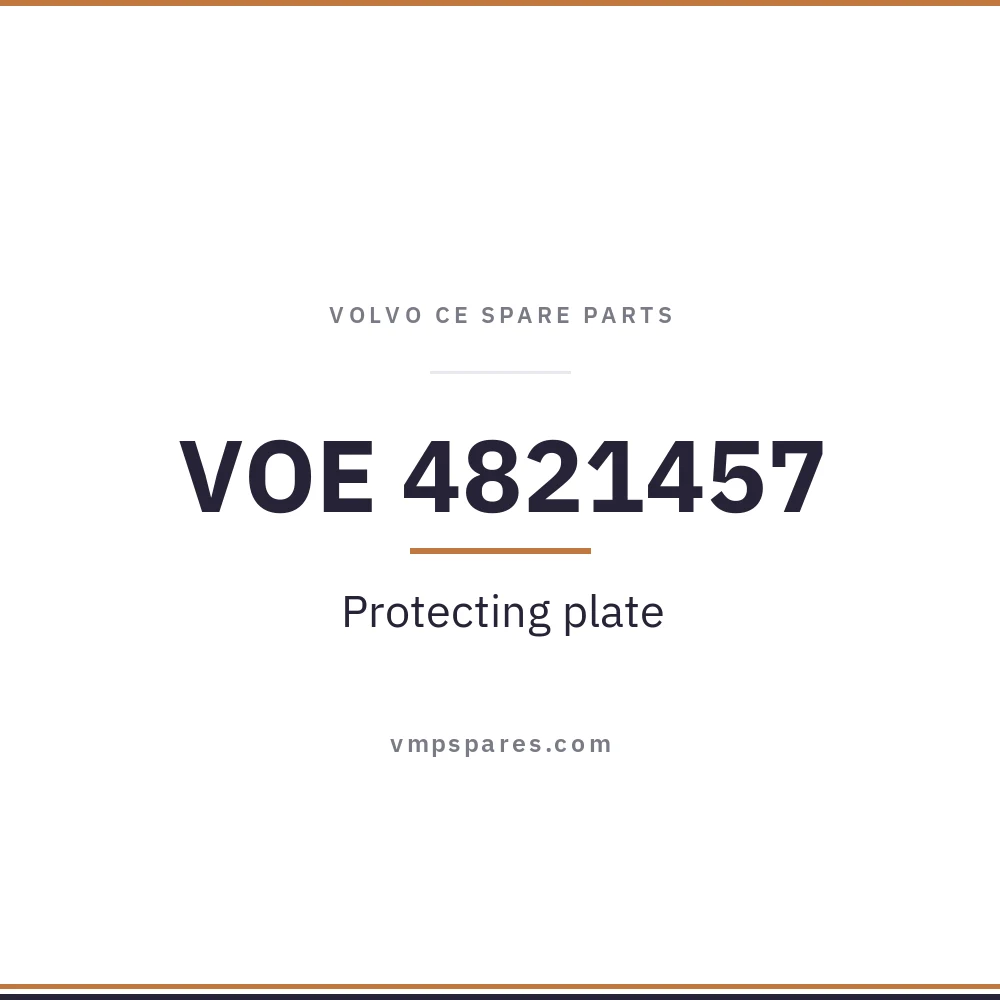 VOE 4821457 – Protecting plate