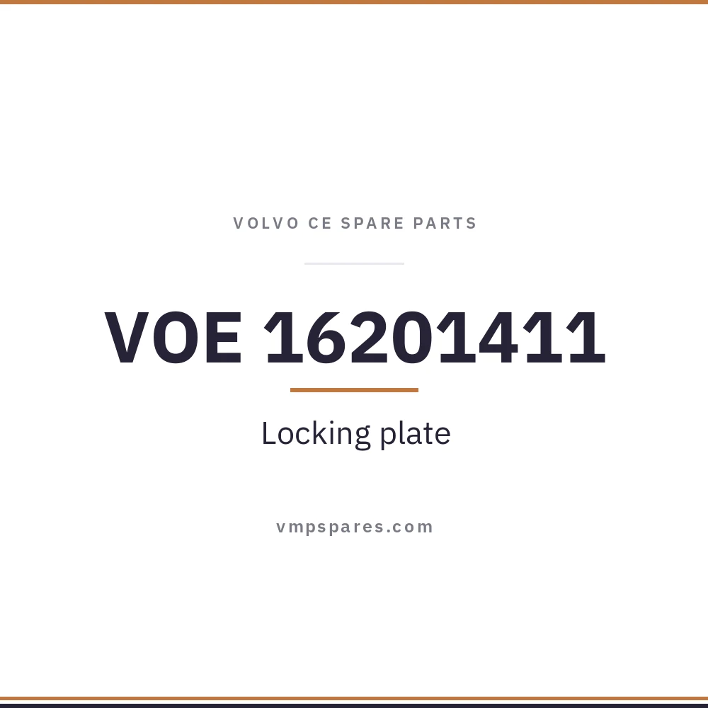 VOE 16201411 – Locking plate
