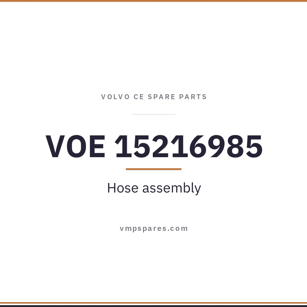 VOE 15216985 – Hose assembly