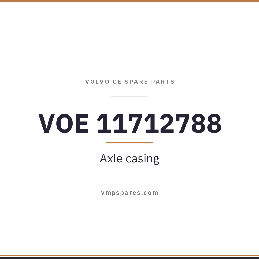 VOE 11712788 – Axle casing