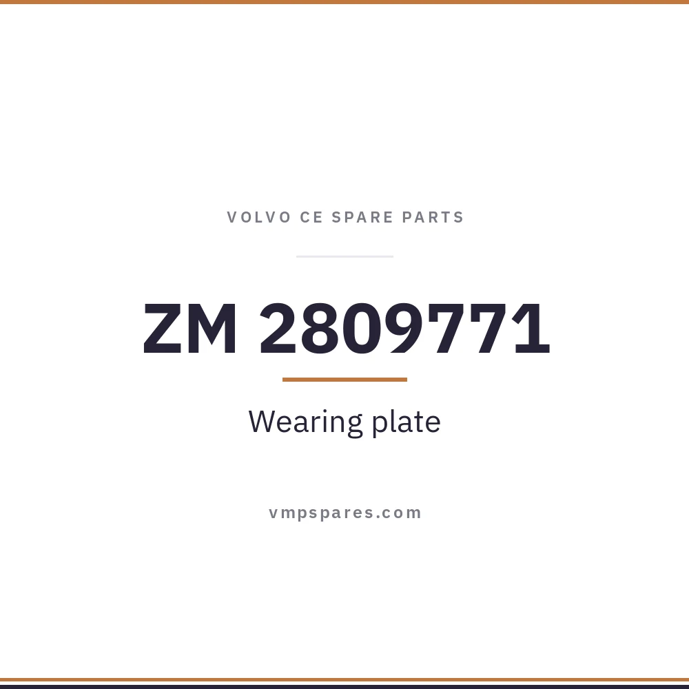 ZM 2809771 – Wearing plate