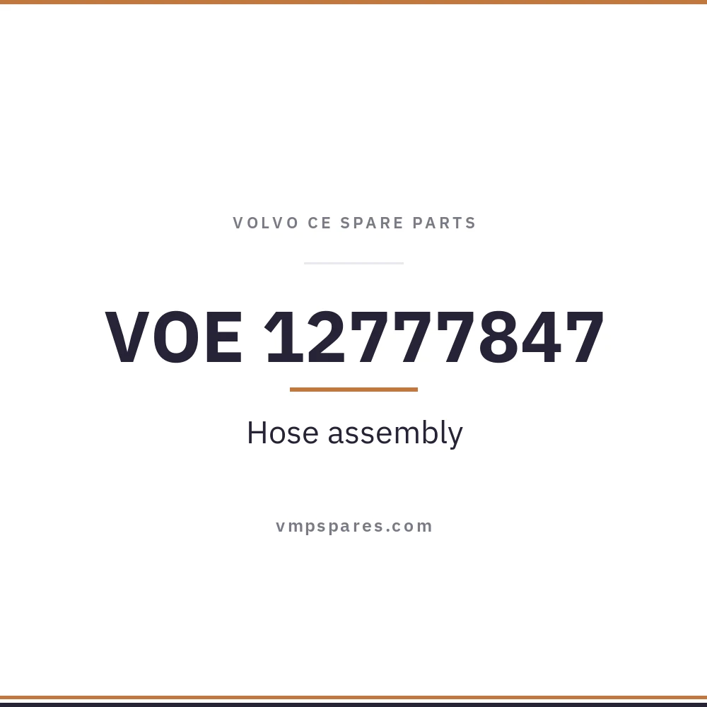 VOE 12777847 – Hose assembly