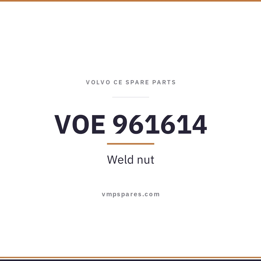 VOE 961614 – Weld nut