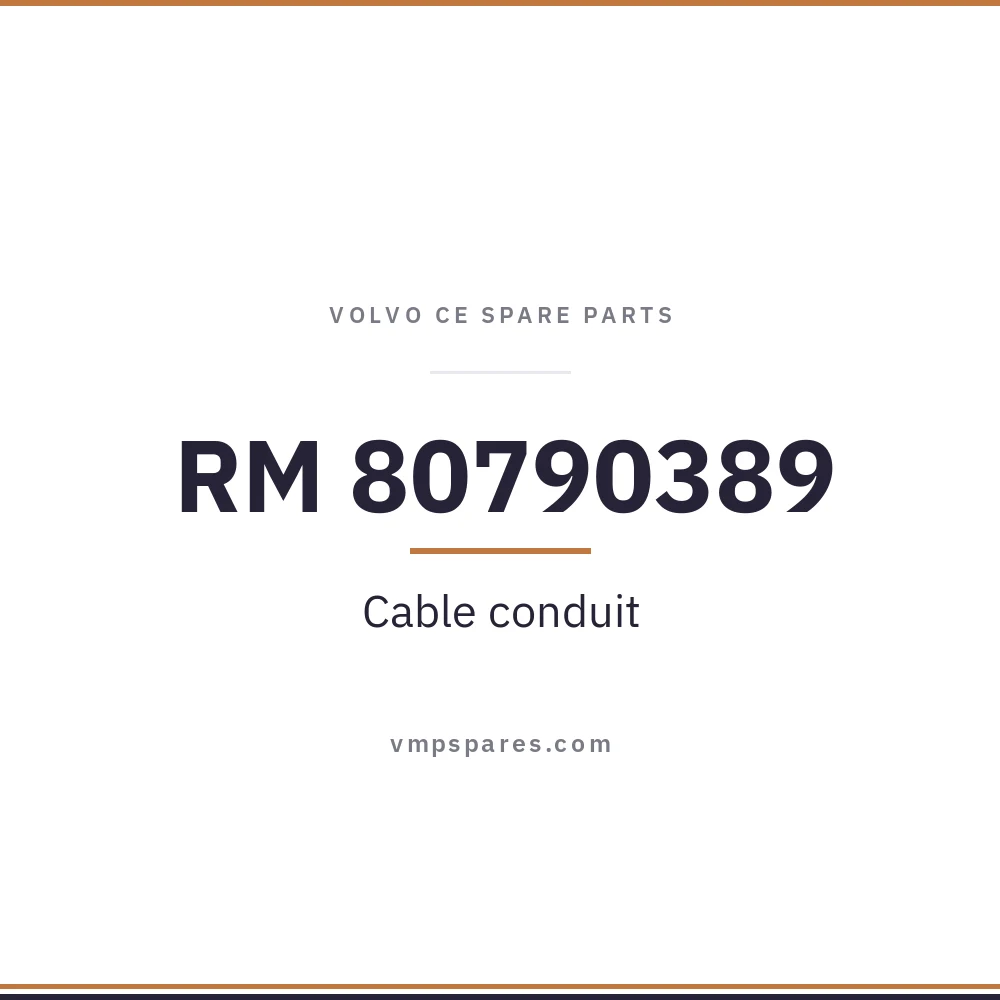RM 80790389 – Cable conduit