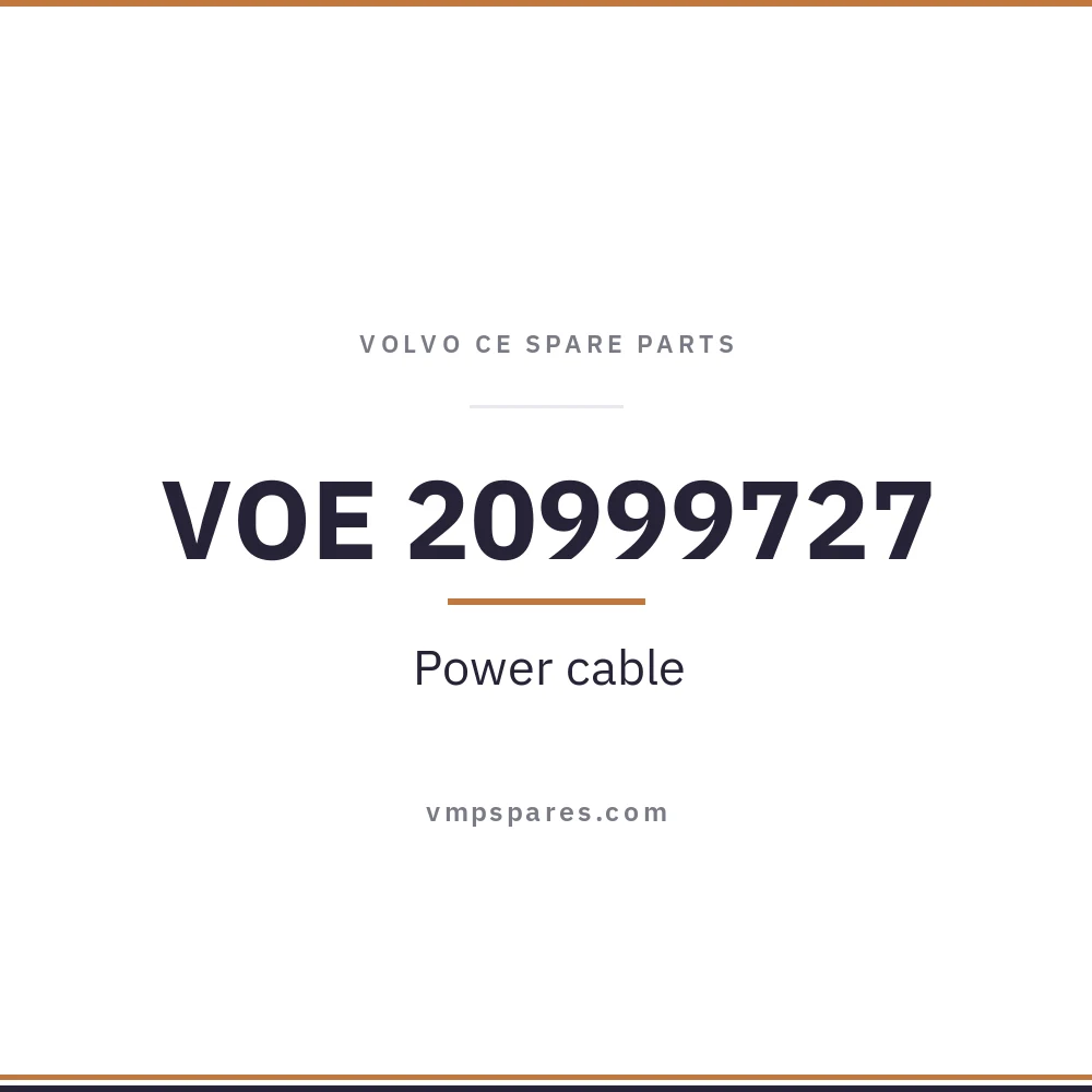 VOE 20999727 – Power cable
