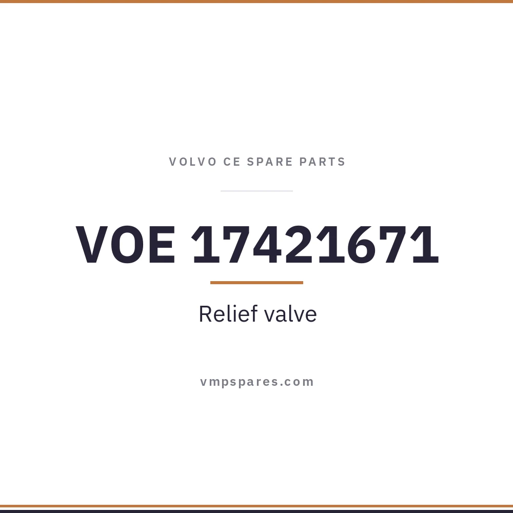 VOE 17421671 – Relief valve