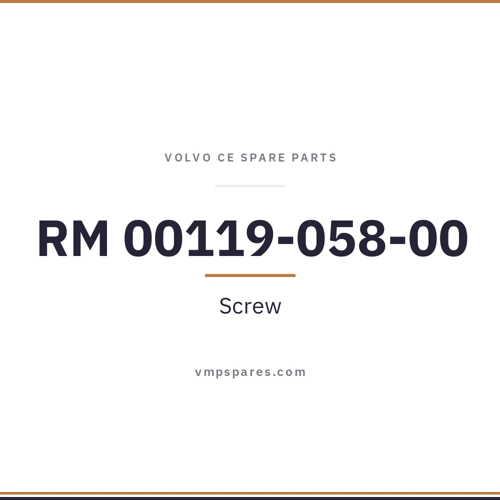 RM 00119-058-00 – Screw
