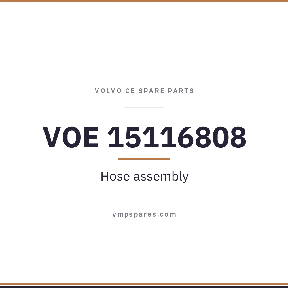 VOE 15116808 – Hose assembly