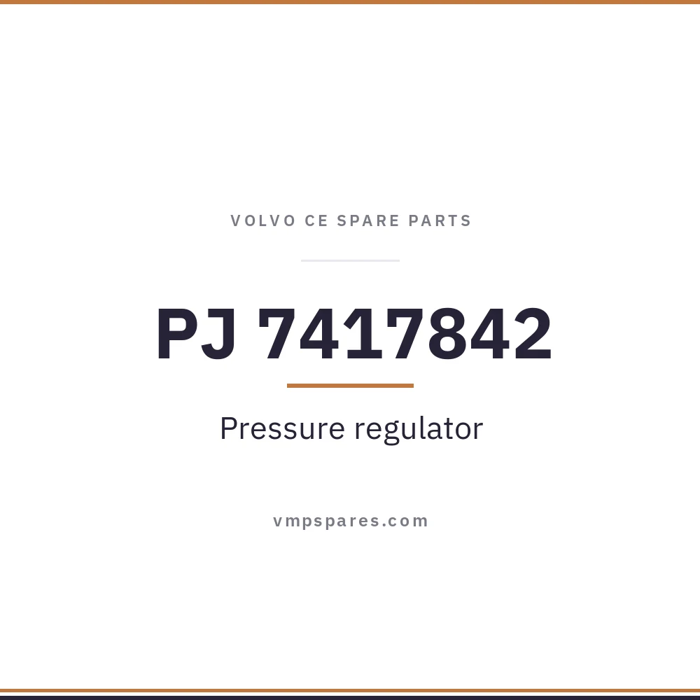 PJ 7417842 – Pressure regulator