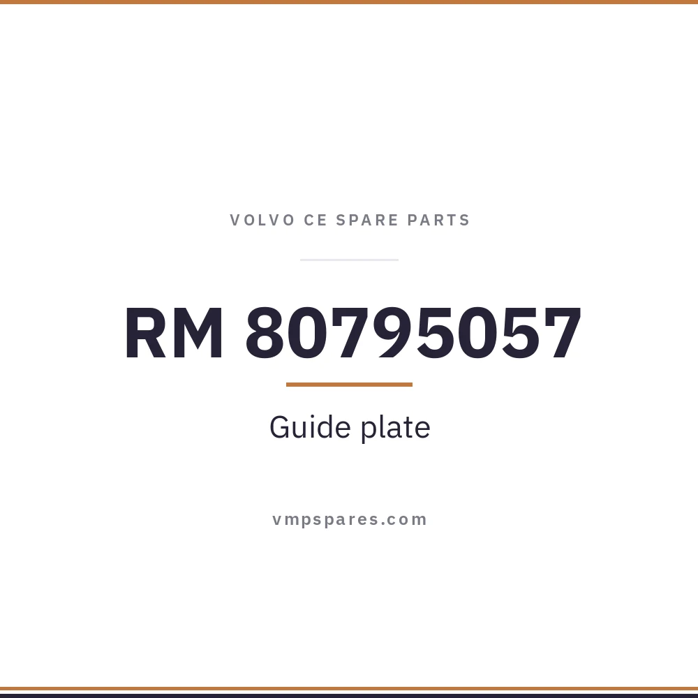 RM 80795057 – Guide plate
