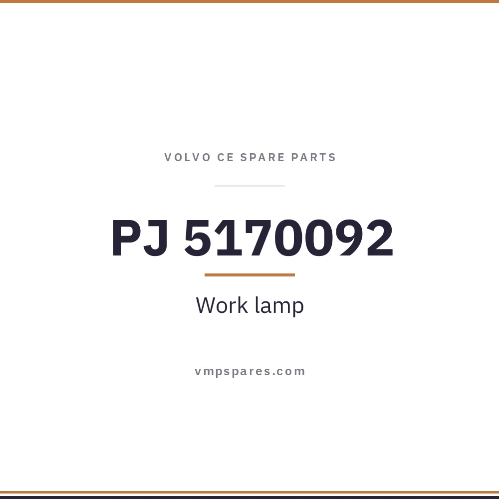 PJ 5170092 – Work lamp
