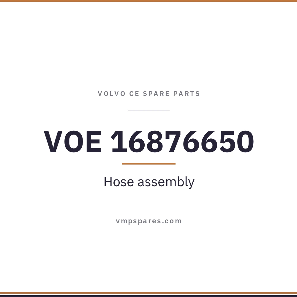 VOE 16876650 – Hose assembly